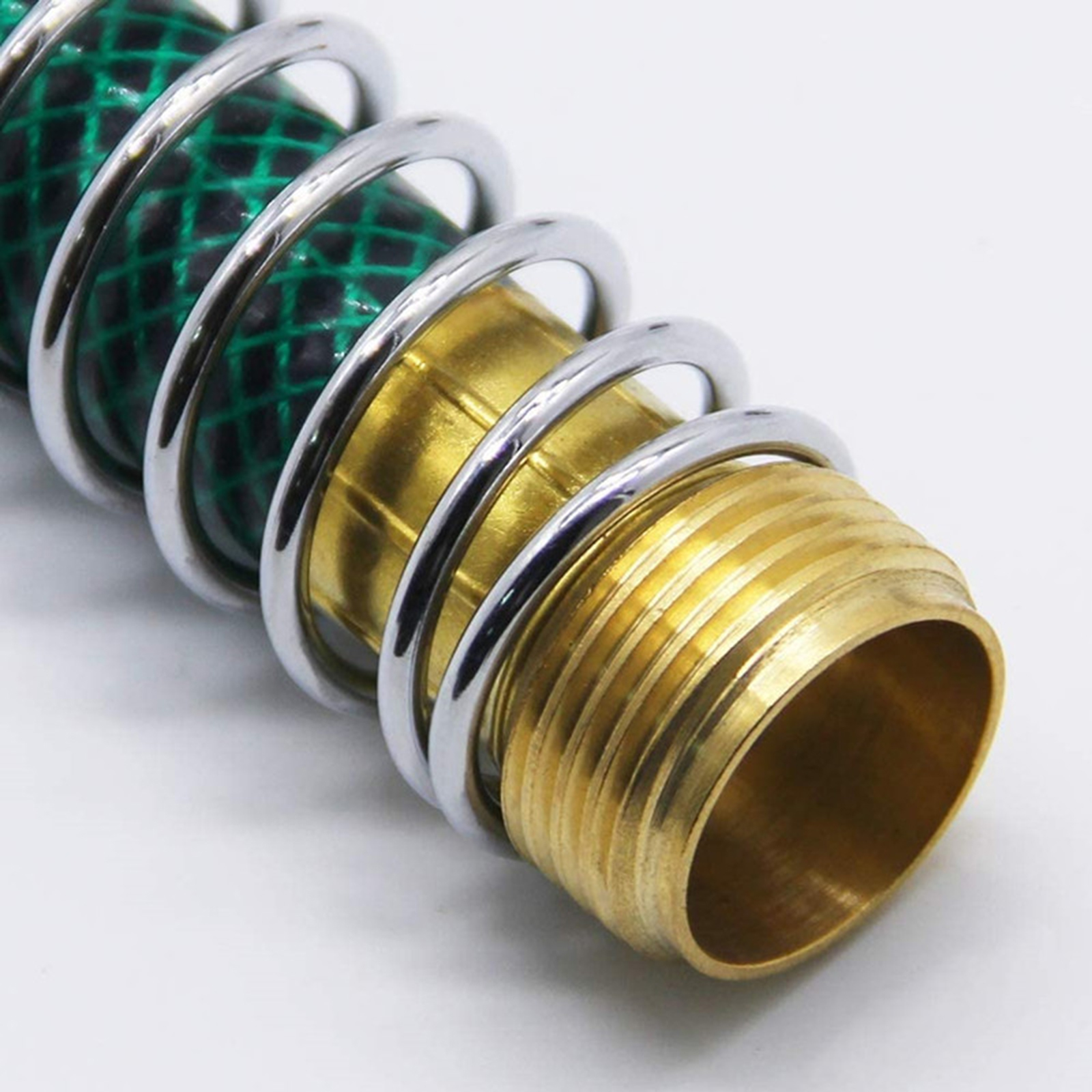 Hose Extension Adapter Leak-Free Length-Increase with Coil Spring Fittings Water Splitter Accessories for Home