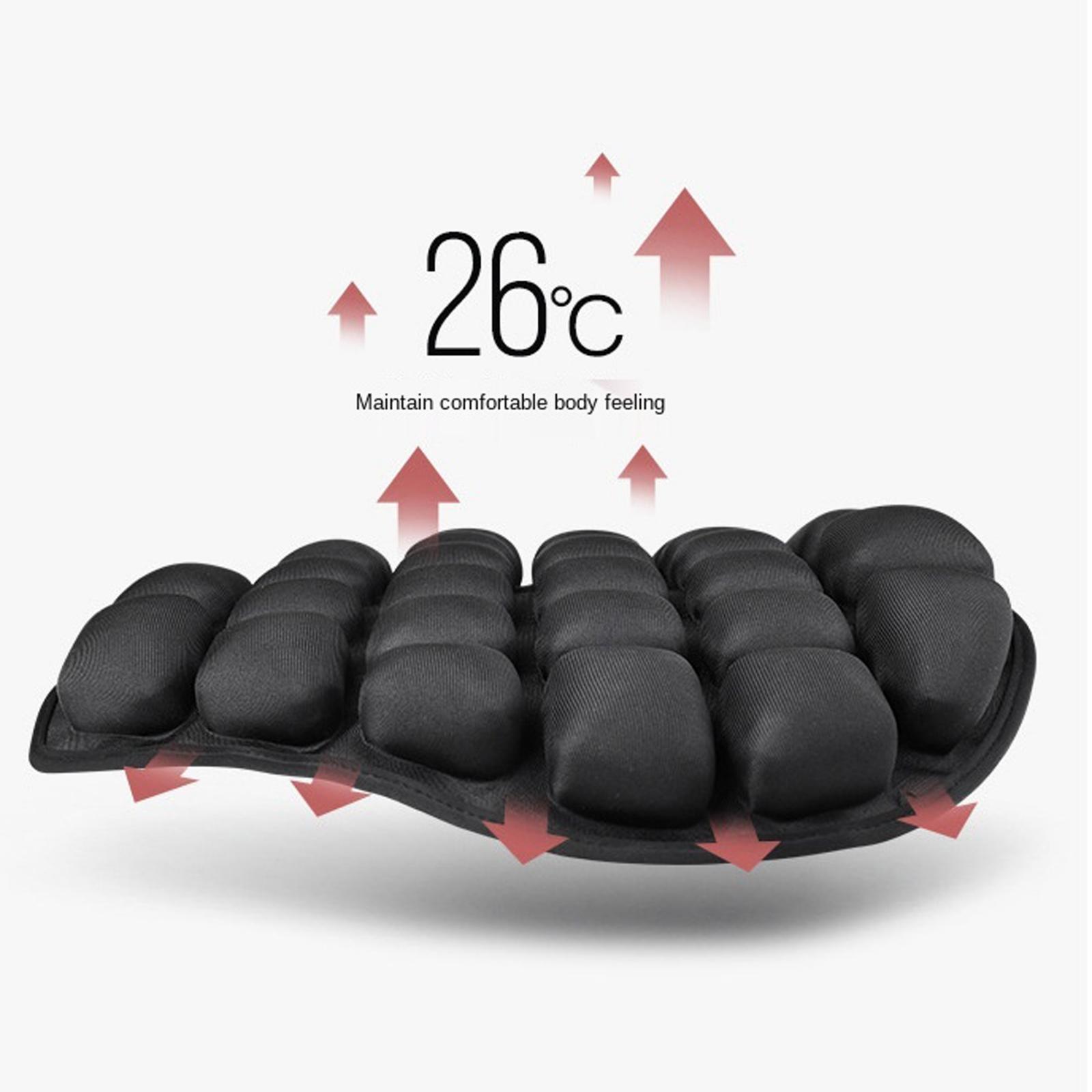 Motorcycle Pad Shockproof Breathable Air Seat Cushion TPU 3D Motorcycle Cushion Sun-proof Breathable Seat Pad Car Accessories