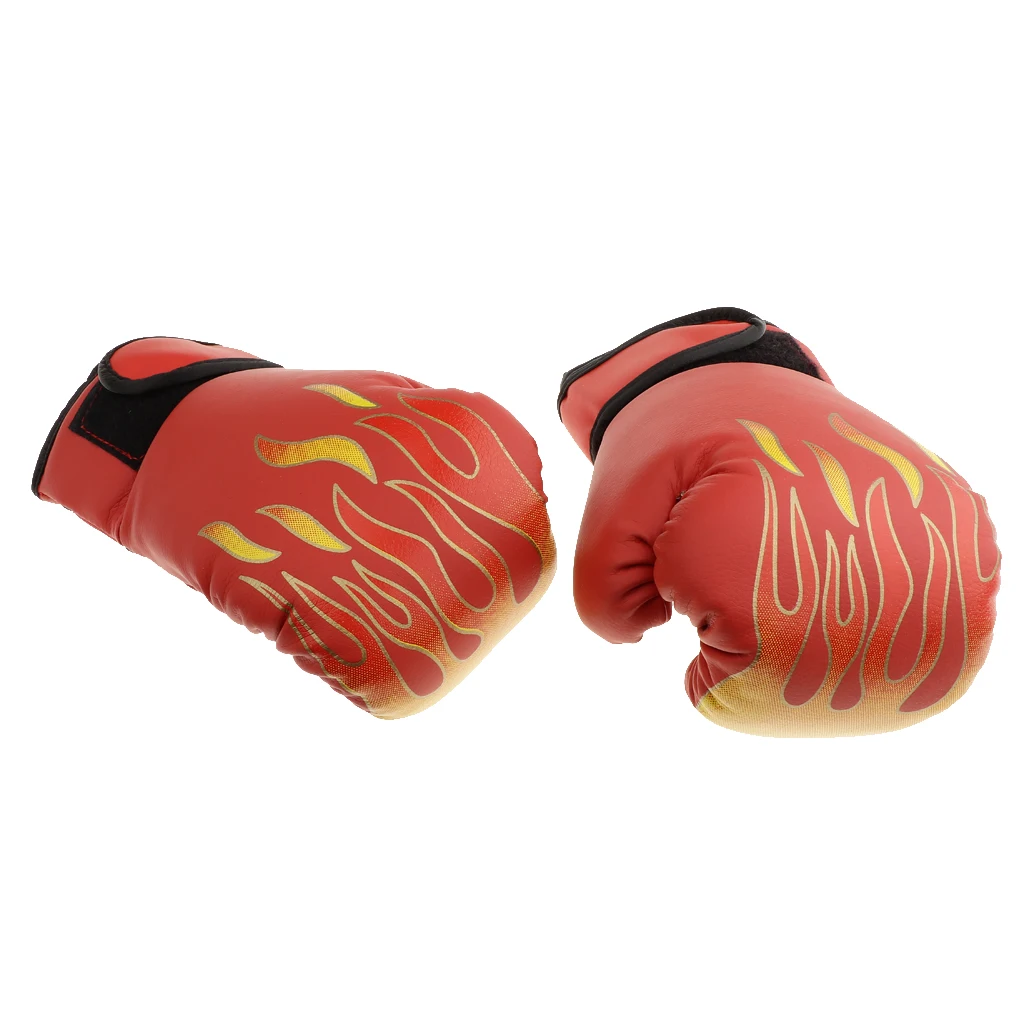 Kids Gel Boxing Kickboxing Training Gloves Gym Muay Thai Pouching Training Glove Mitts for Age 4-12 Year Boys Girls