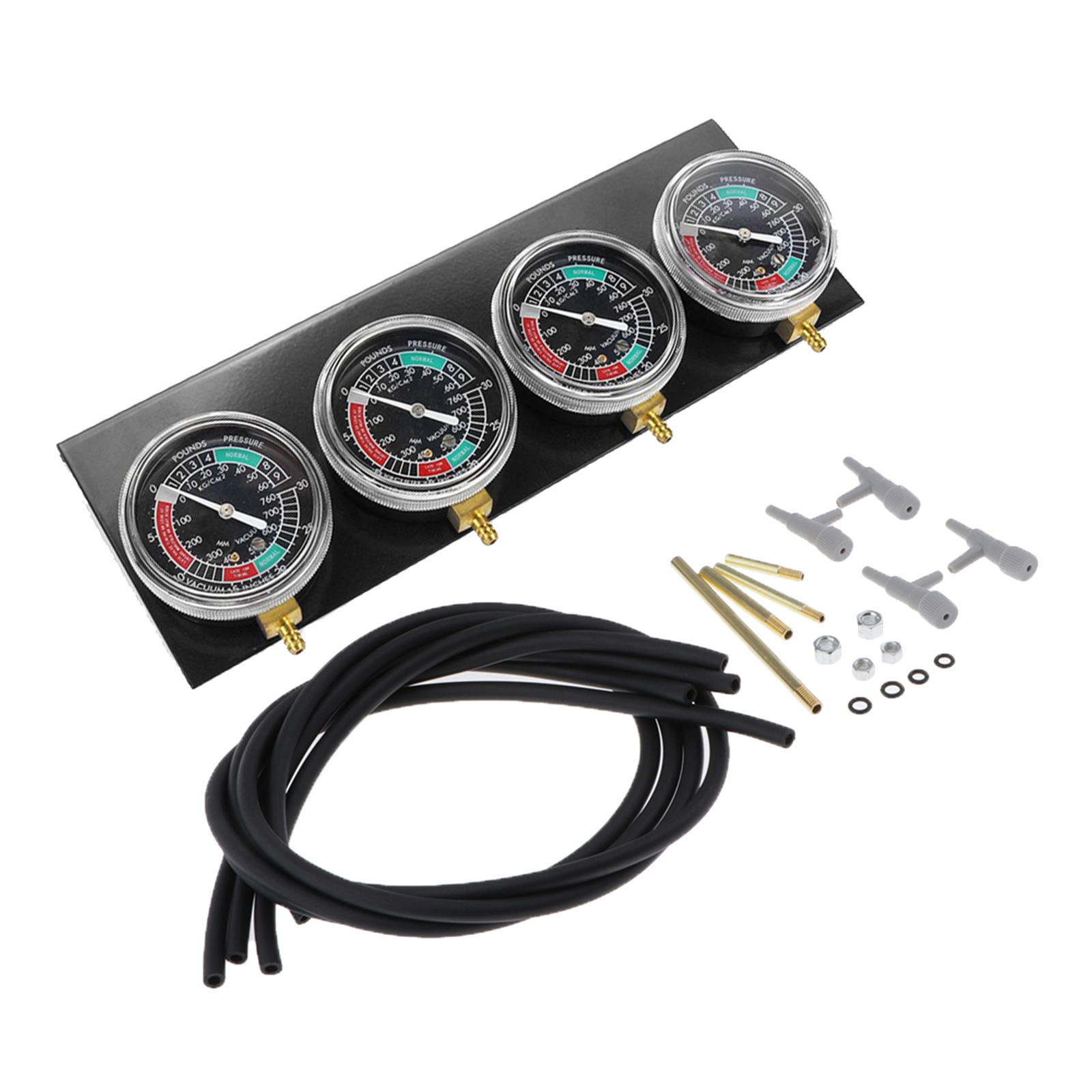 Motorcycle Carburettor Carb Vacuum Gauge Synchronizer Balancer 2 Cylinder Set Guage Tool
