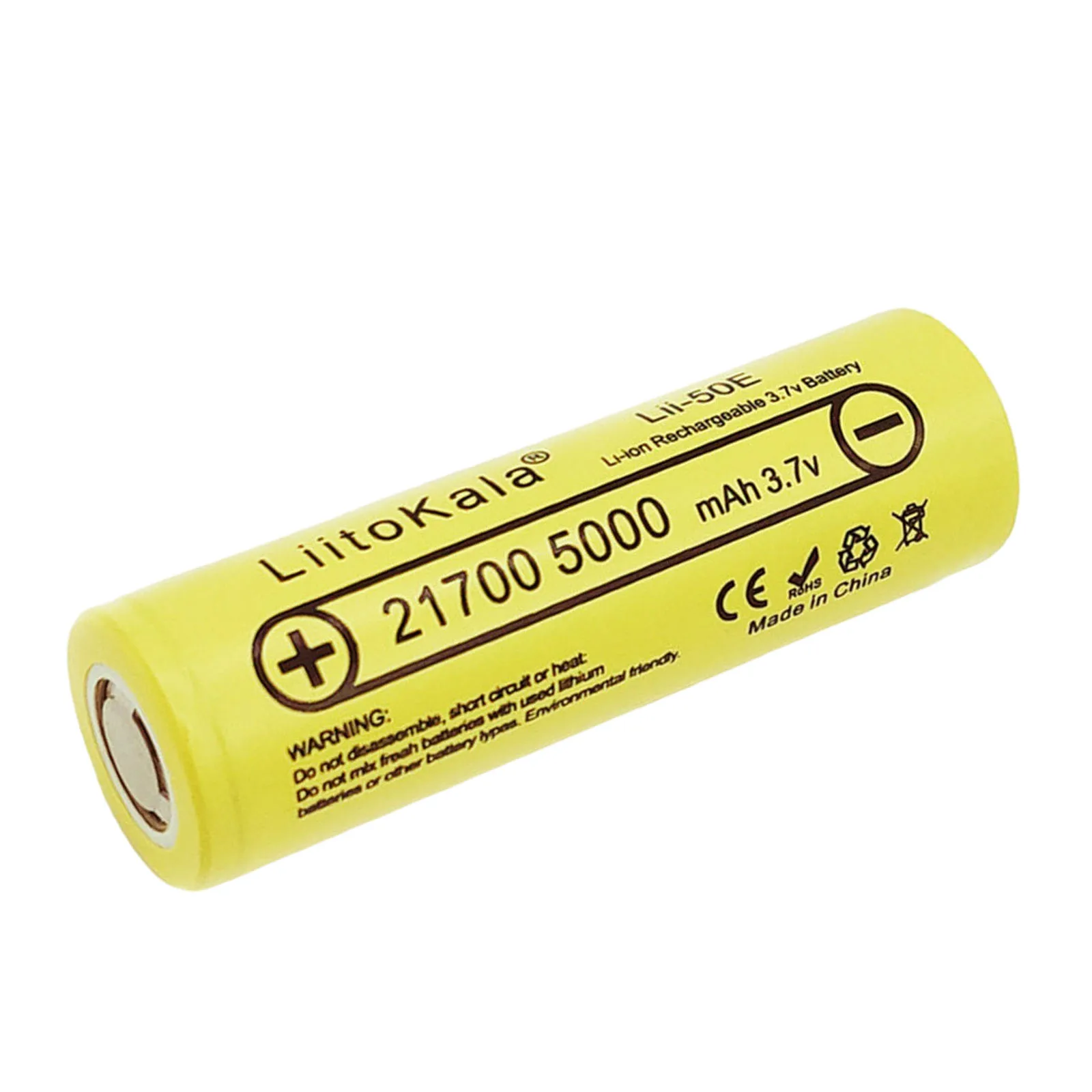 2020 Lii-50E 3.7V 21700 5000mAH Li-Ni Battery For High-power Appliances