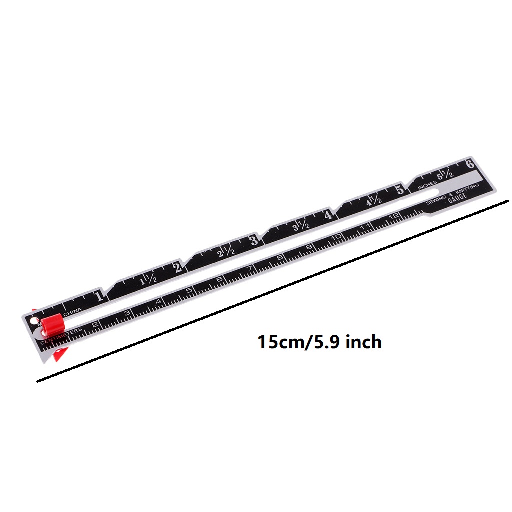 Aluminum Sewing Measuring Gauge Patchwork Quilting Tool Handamde Craft 15cm