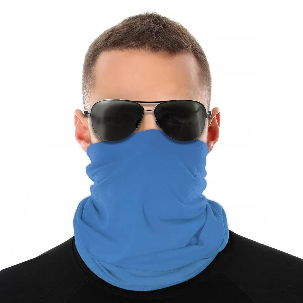 Blue Sky Scarves Neck Face Mask Unisex Halloween Tube Mask Seamless Bandana Dustproof Headband Biking Hiking mens head wrap bandana