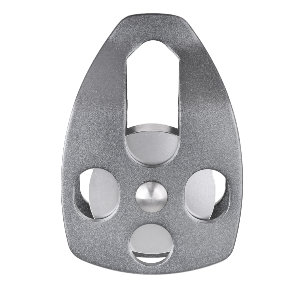 Single Sheave Pulley 32kN Large Aluminum  Pulley Single Side Swing Pulley for Climbing Rigging  Hauling