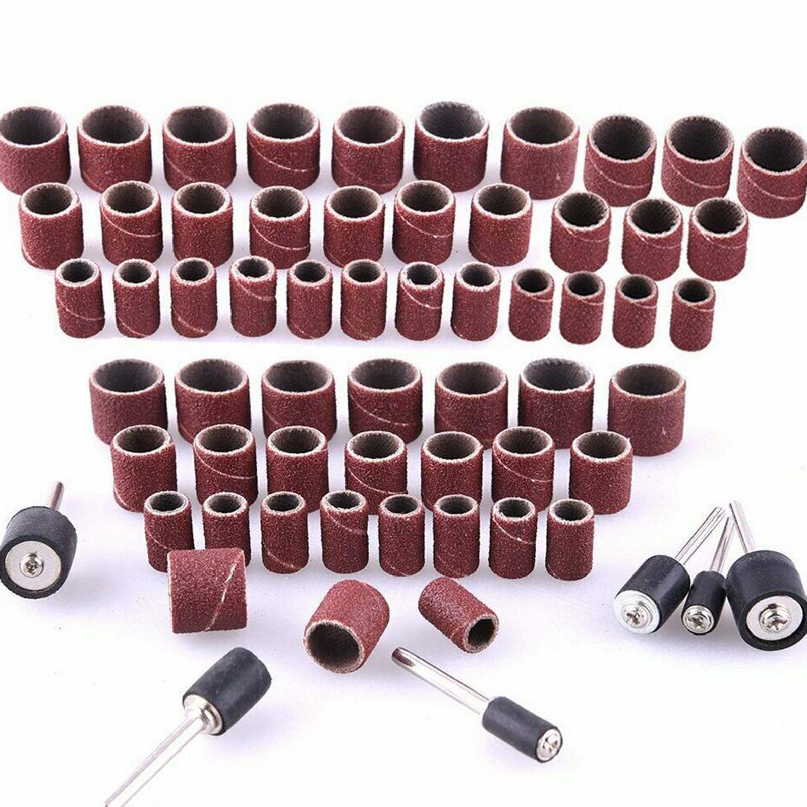 458PCS Sanding Band Sander Sleeves Machine Bits 80# 120# 240# 320# 400# 600#