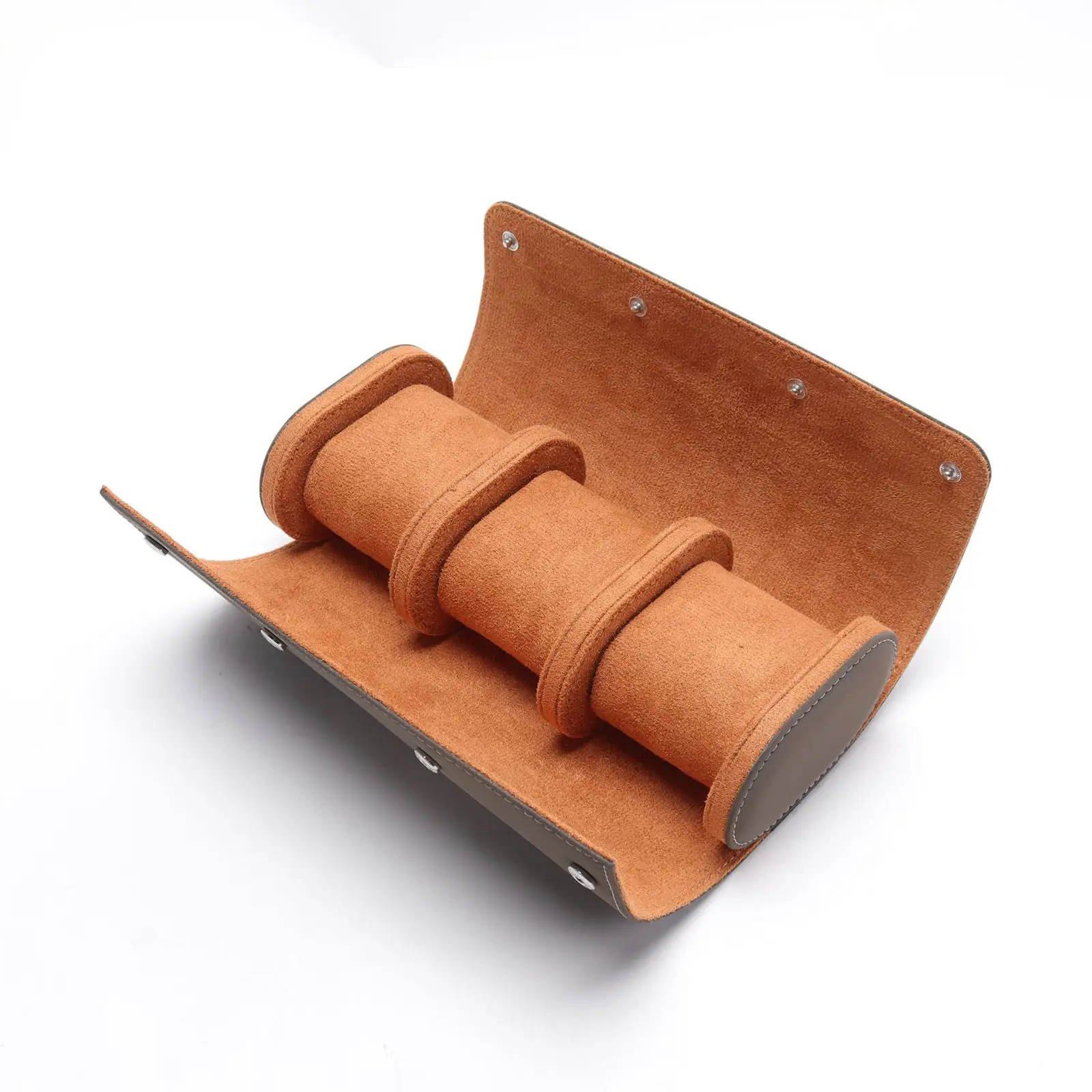3 Slot Watch Travel Case PU Leather Roll Box Storage Pouch for Men Women