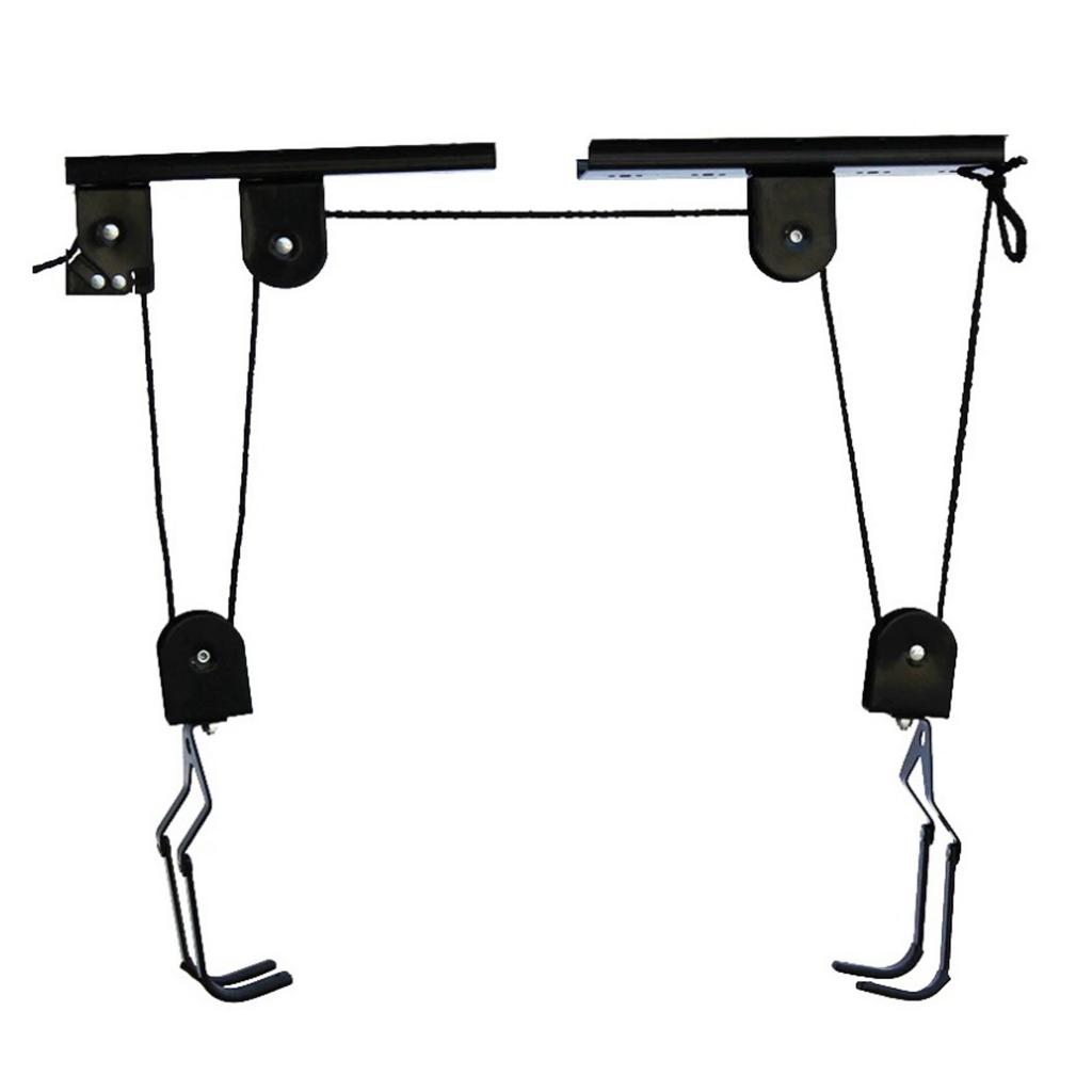 Bike Bicycle Garage Storage Lift Bike Rack Hoist 40kg Capacity Heavy Duty Hanger, Ceiling Mount Cycle Bike Holder Accessories