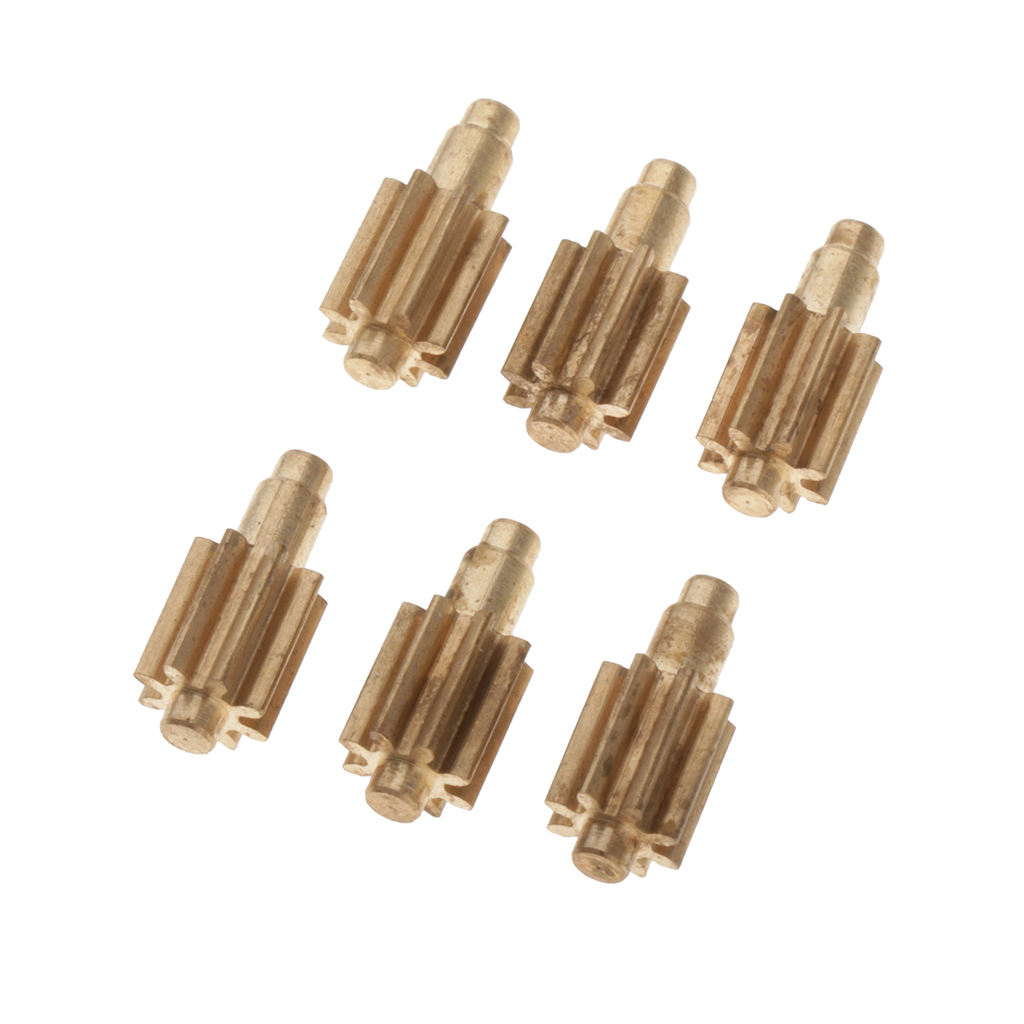 6 Pack 1/10 Scale Gear For   Truck Supplies Set 1.3cm Dia DIY Toy Gifts