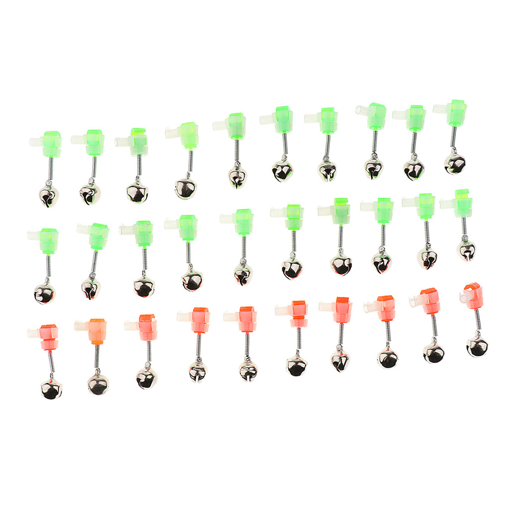 30x fishing eel bells set eel bells double bite indicator for fishing