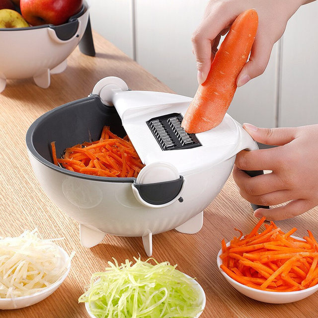 Vegetable Slicer Chopper Multifunctional Fruit Potato Carrot Peeler Grater  Cutter Shredded Tool Kitchen Accessories 7 In 1 Set