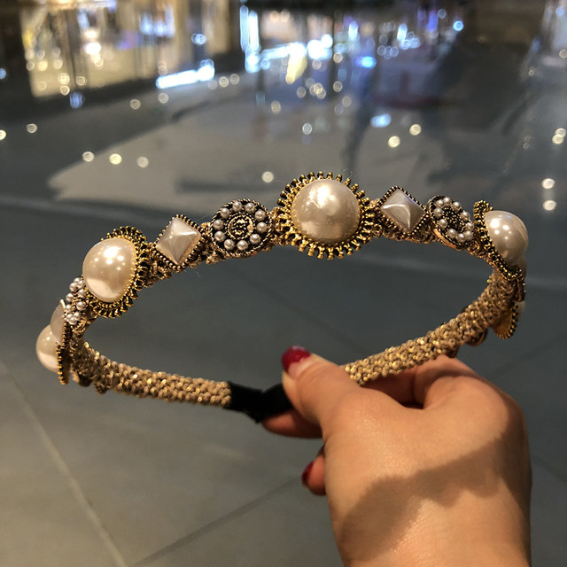 Stylish-Art Vintage Stirnband Aus Samt Mit Bienen-Strass - Elegante Kopfbedeckung Für Hochzeiten, Partys & Abendevents | Schwarz, Gold, Elastisch
