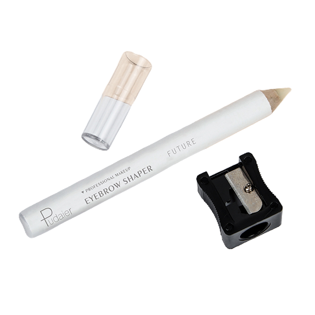 Waterproof Sweatproof Eyebrow Fixing Pencil Brow Shaper w/ Pencil Sharpener