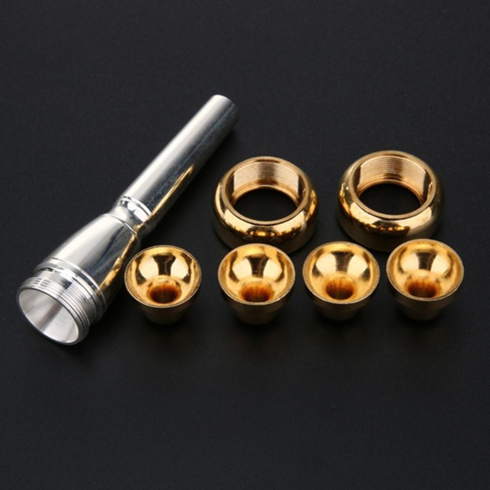 Title 5, 4 Size Professional Trumpet Mouthpiece Accessor...