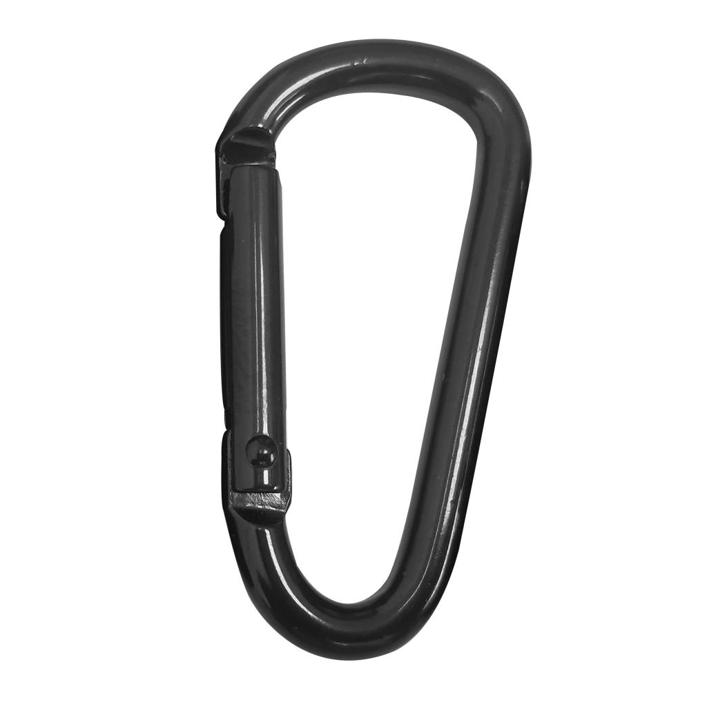 D Carabiner Non Locking Quickdraw Aluminum Key Carabiner Clip Outdoor Climbing Backpacking Nonlocking Carabiners Gear