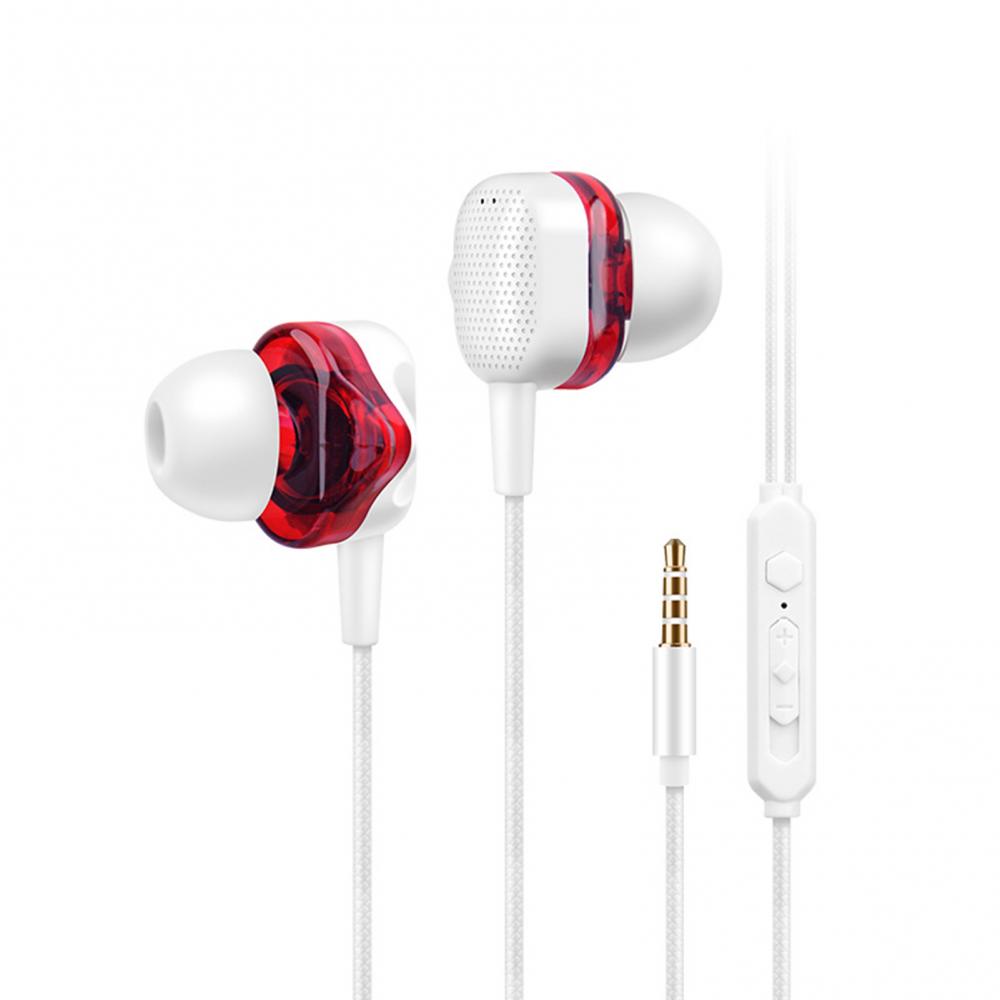 3.5mm Wired Earphones Dynamic Heavy Bass Sports Music Gaming Headset In-ear for Studio Phone Universal Noise Reduction Headphone 3.5mm Wired Earphones Dynamic Heavy Bass Sports Music Gaming Headset In-ear for Studio Phone Universal Noise Reduction Headphone