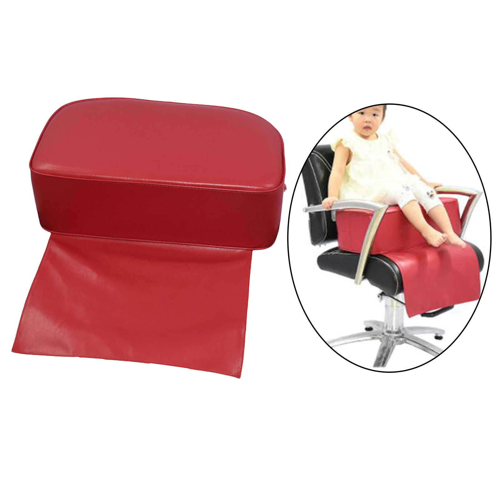 Soft Barber Booster Seat Cushion Spa Heightening Seats for Kids Barber Chair Hair Salon Cutting Styling Equipment
