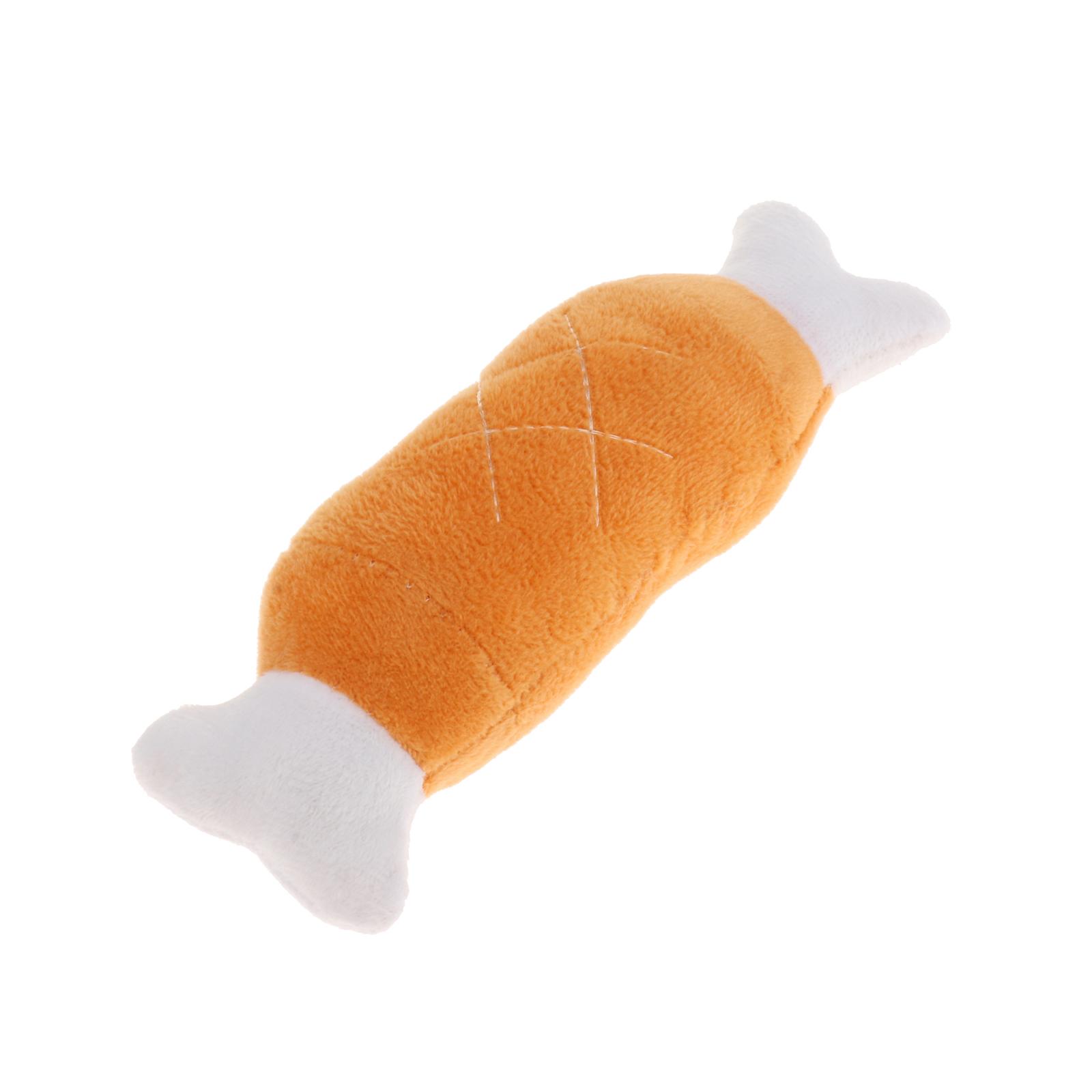 Puppy Pet Supplies Chicken Leg Plush Chew Squeaker Sound Squeaky Dog Cat Toy