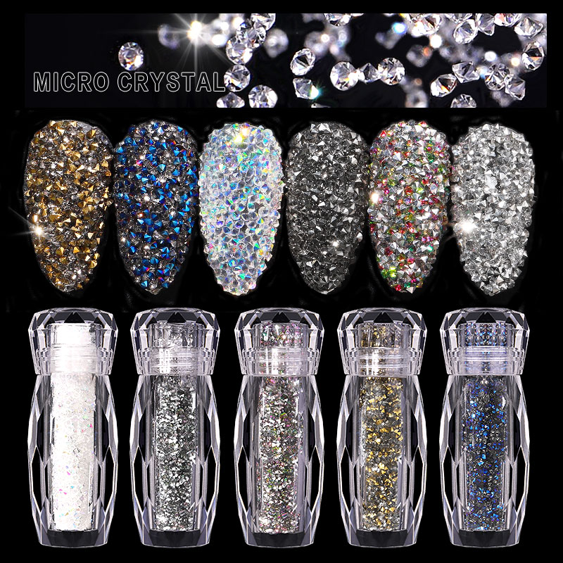 Best of Symphony Glitter Caviar Nails Rhinestones Fairy Micro Crystal Beads 3D Nail Art Accessories DIY Pixie Design Manicure Decoration Reviews & Tips