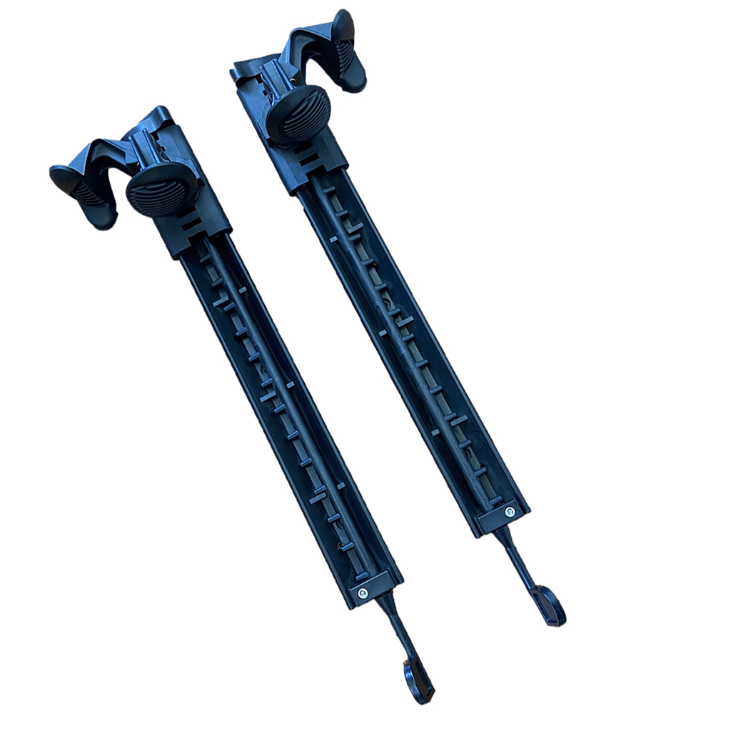 2x Adjustable Kayak Foot Pegs Foot Brace Pedals Foot Braces Pedal Pegs Foot Controlling Footrest with Rudder Control Accessories