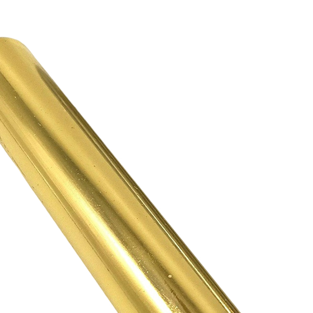Solid Stainless Steel Tone Bar Slide Musical Gold Guitar Lap Slide Steel Dobro for Electric Hawian Guitar