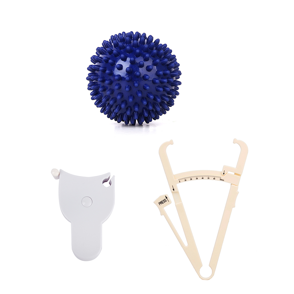 Footful Massage Ball Stimulate the Blood Circulation Massage Muscles Relieve Tension+Body Tape Measure+Body   Tester Caliper