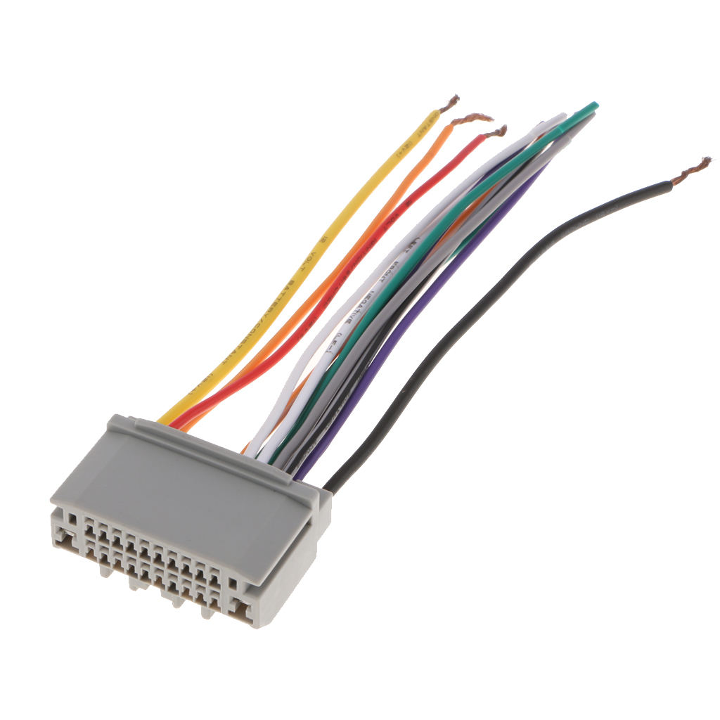 Car Stereo CD Player Wiring Harness Wire Cable Female Plug Car Audio Wiring Harness kit for Jeep for Wrangler 146x40x14mm