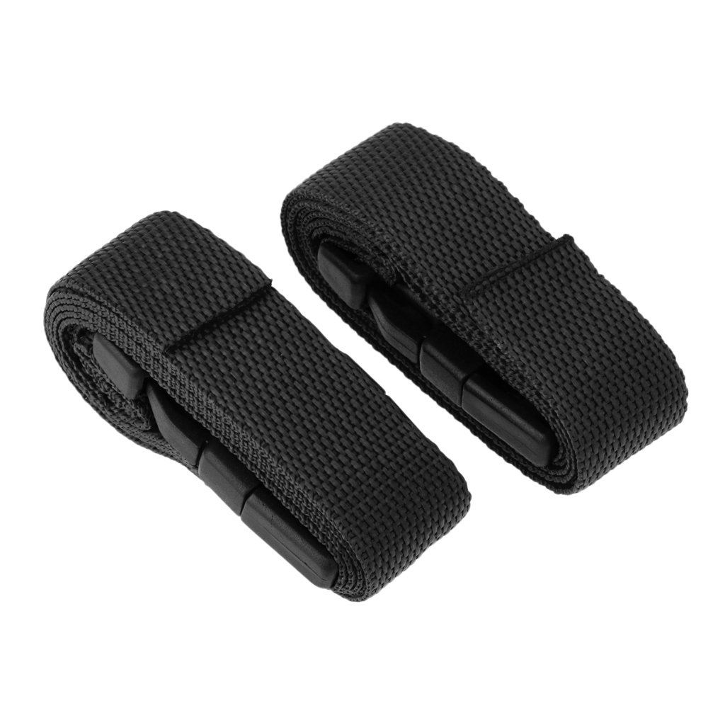 Pair of Adjustable Golf Trolley Webbing Belt Quick Release Fastening Strap Lightweight Durable