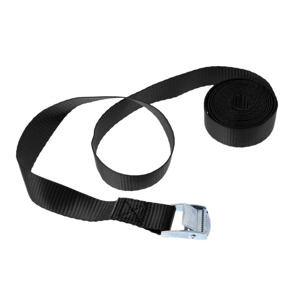 Heavy Duty Metal Cam-locking Buckle Tie Down Straps Strong Polyester Lashing