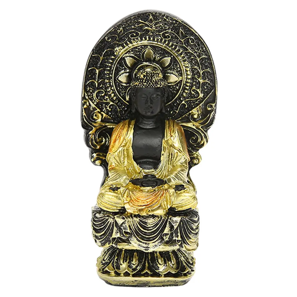 Guan Yin Bodhisattva Buddha Statue Figurines Meditation Spiritual Yoga Decor