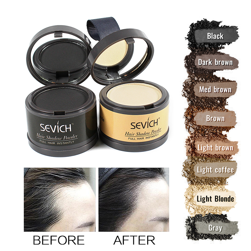 Best of Sevich Hairline Powder 4g Hairline Shadow Powder Makeup Hair Concealer Natural Cover Unisex Hair Loss Product Reviews & Tips