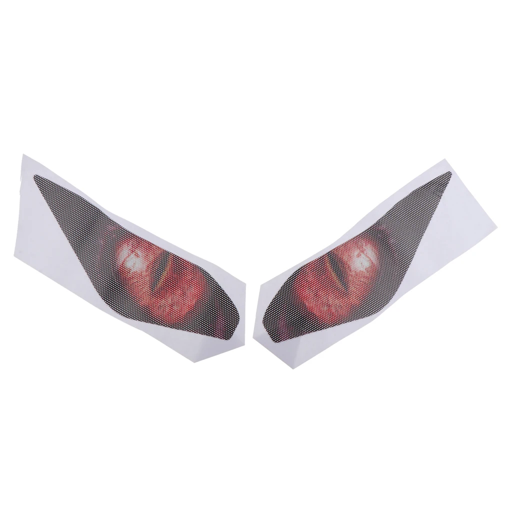 Motorcycle Accessories Eyes Headlight Sticker Decals Headlamp For Kawasaki