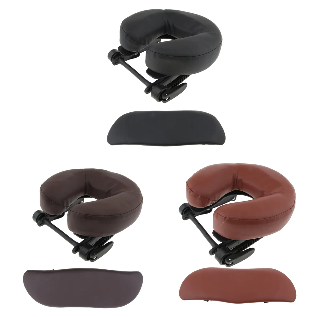 Pack of 3, Headrest for Massage Bed, Portable And Adjustable Backrest