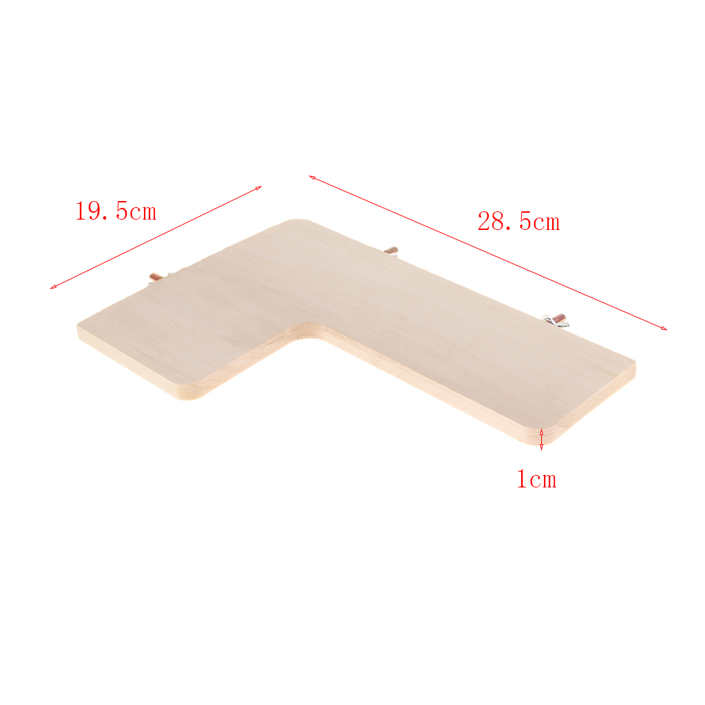 Wood Hamsters Platform Cage Stand Toy Pet Parrot Springboard Chinchillas Toys Pet Playground