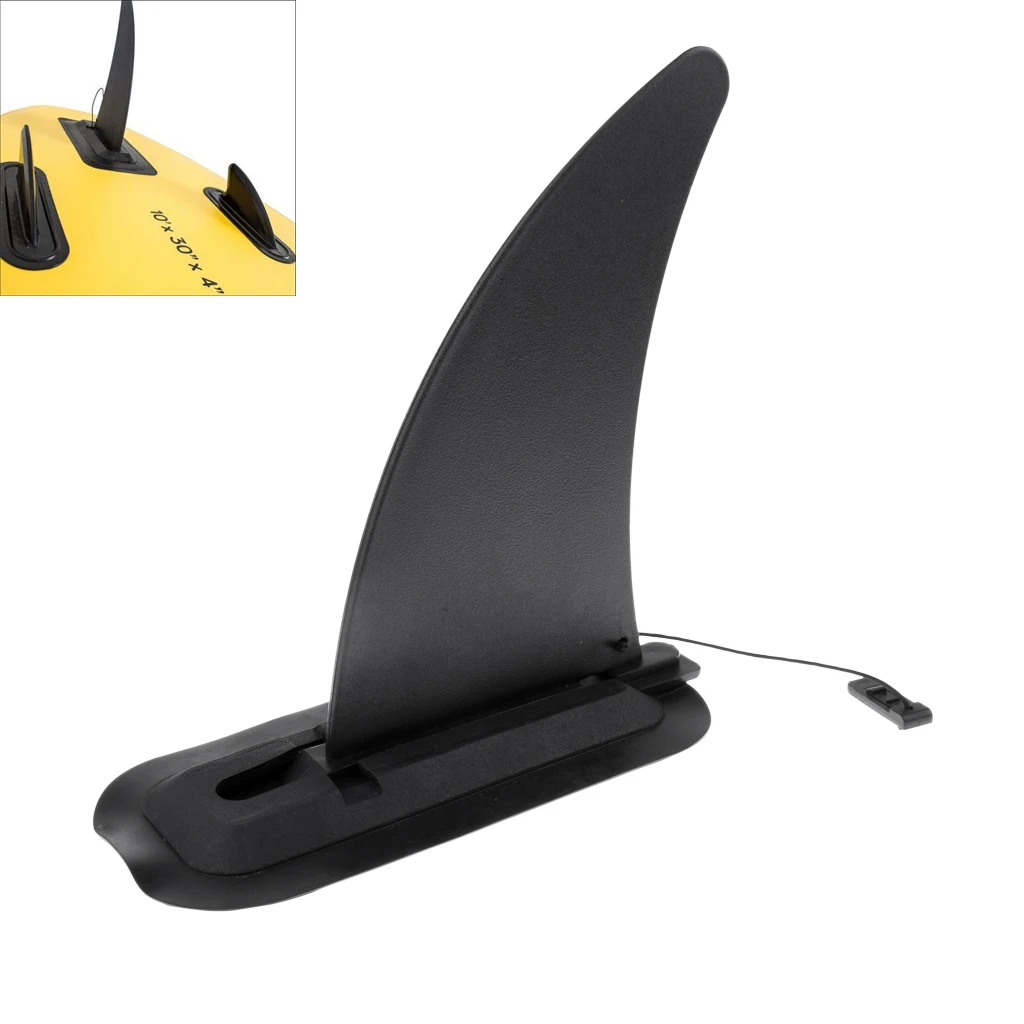 PP Marine Kayak Skeg Tracking Fin Spare Parts For Inflatable Rafting Yacht Boat Dinghy Water Sports Rowing Boats Black