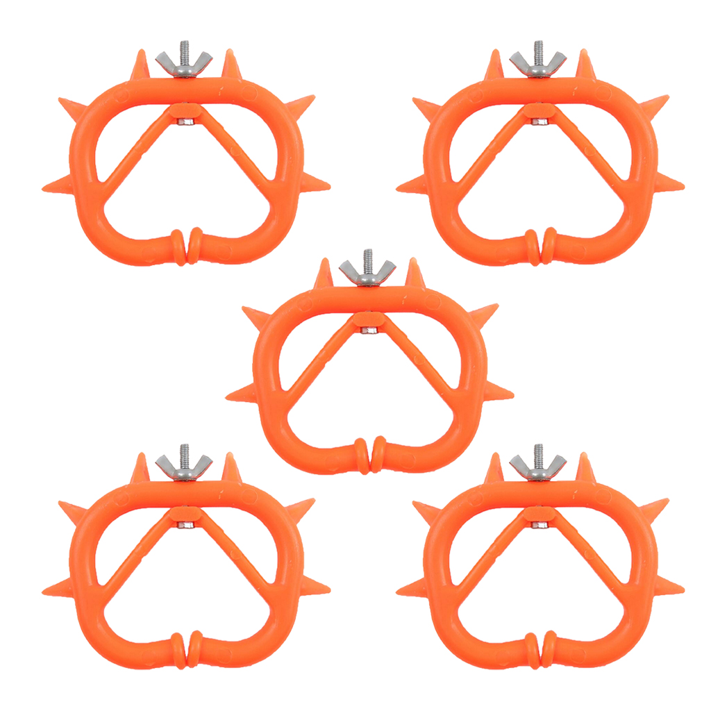 5pcs Plastic Calf Weaner Durable Plastic Adjustable Effective