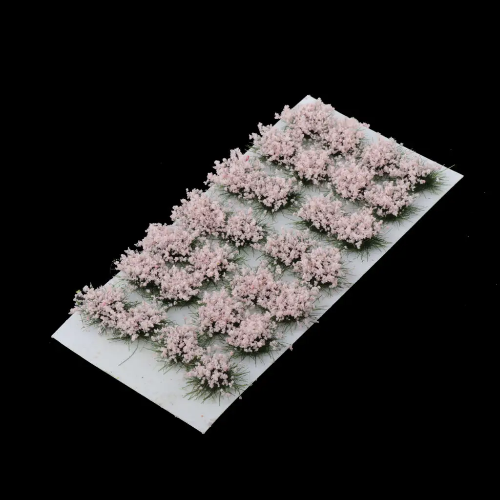 1: 24 1: 35 1: 48 1:72 Self-adhesive Static Flowers Grass Tuft for  Scene