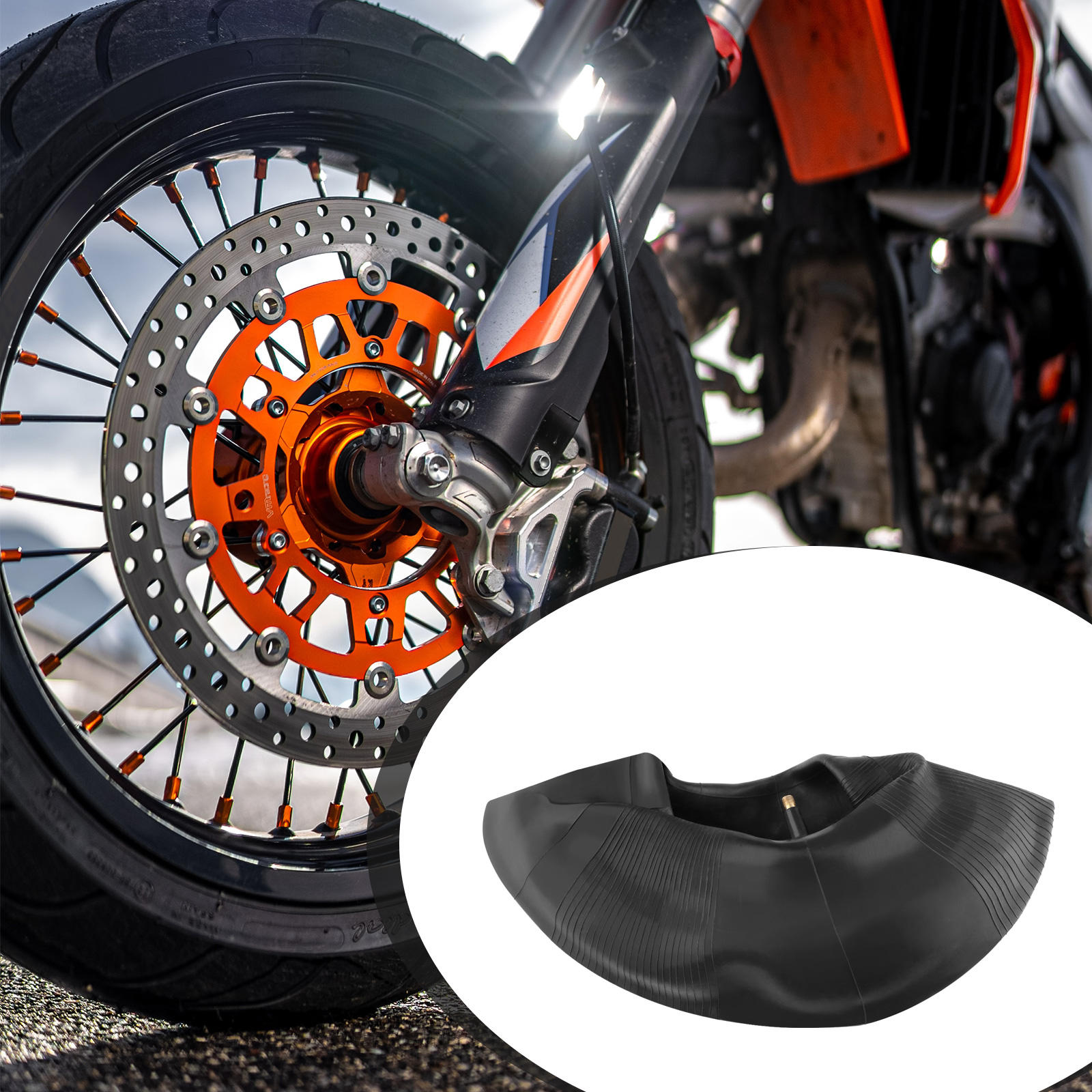 Inner Tube 18x8.50-8 18x9.50-8 Heavy Duty Innertube w/ TR-13 Straight Valve Stem