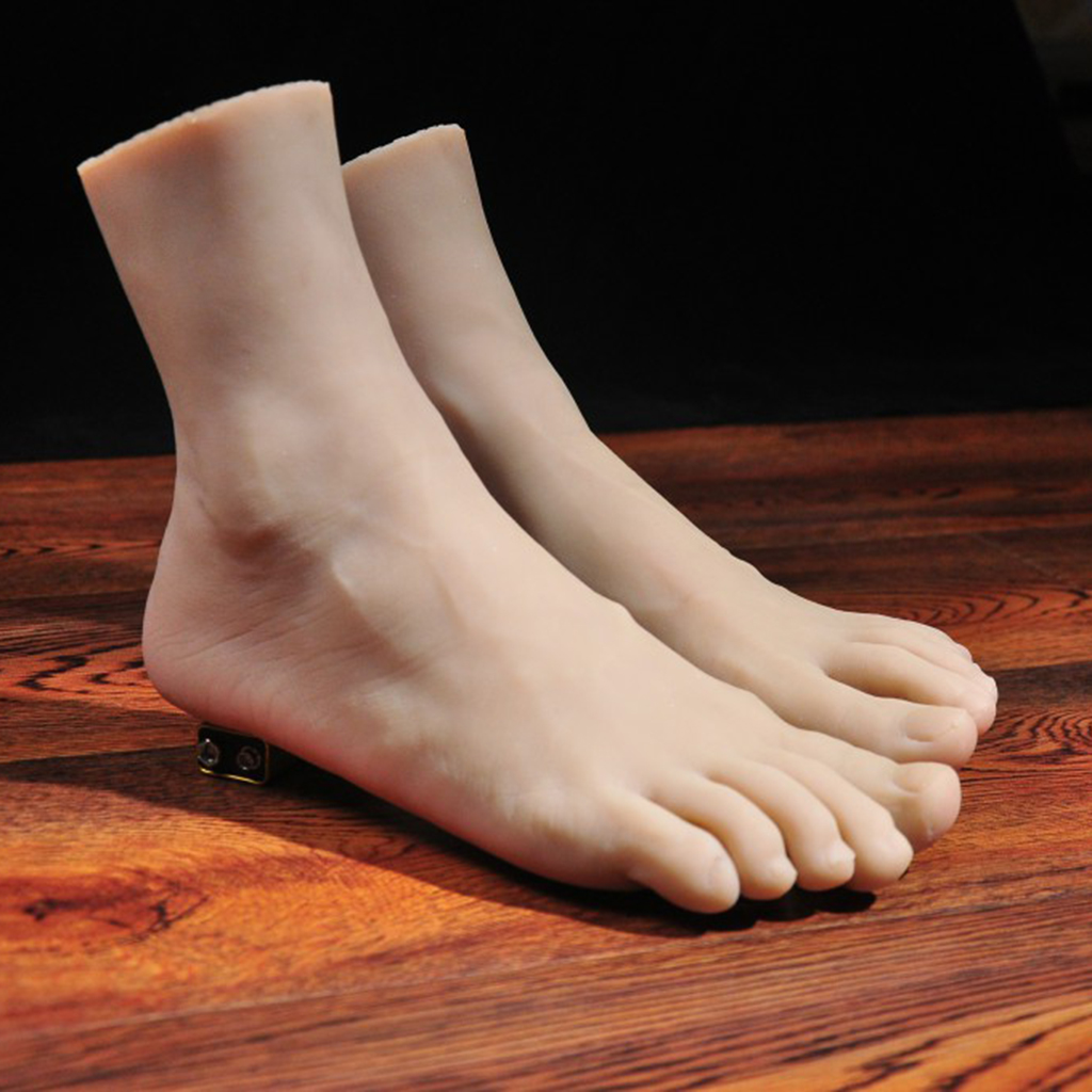 1 Pair Feet Model Male Foot Mannequin for Photography Display Shoes Socks