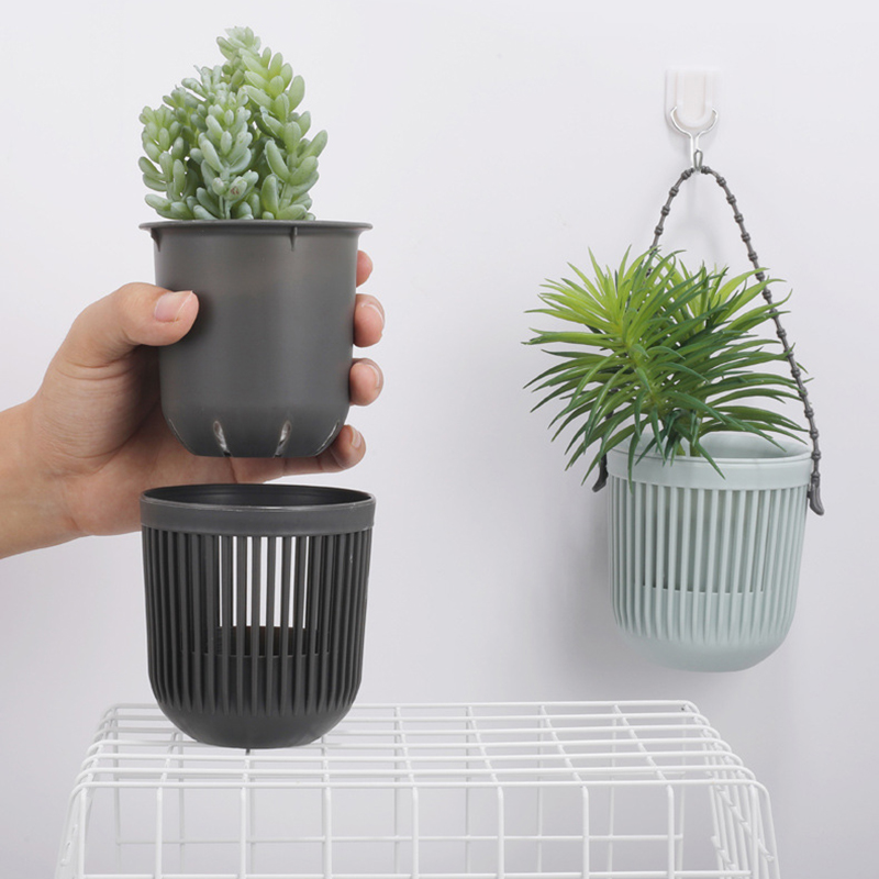 Jardiniere Bac A Fleur Pot De Fleurs Suspendu Au Mur Balcon Plastique