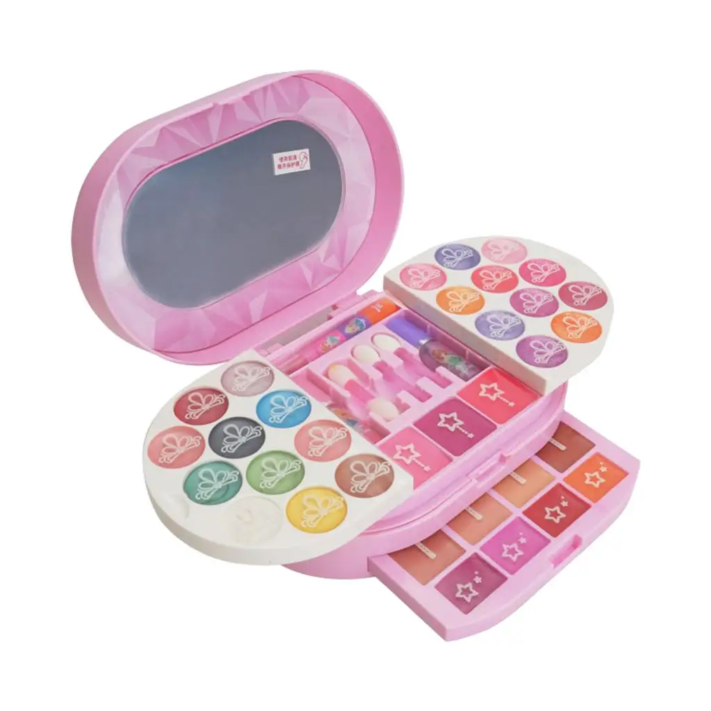 Makeup Set Girls Cosmetics Kits Makeup Palette with Mirror - Safety Tested- Non