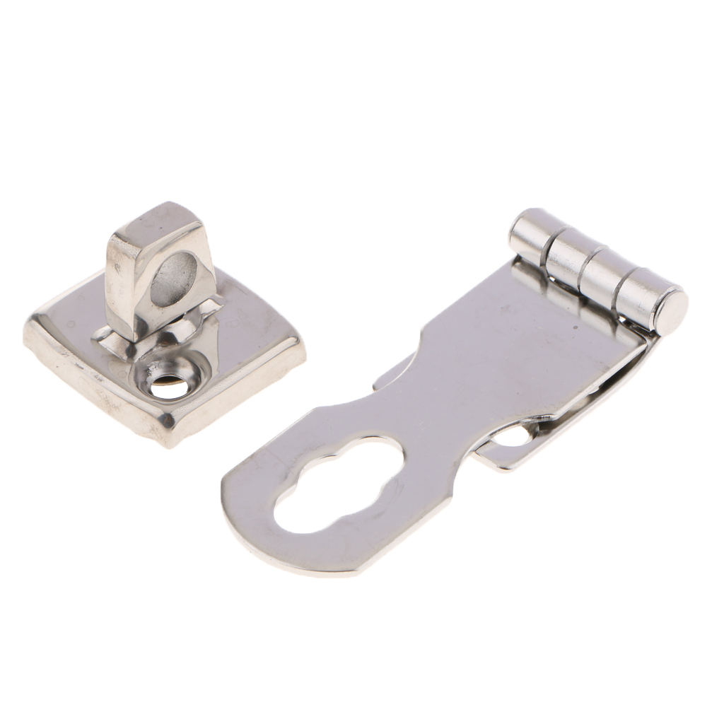 Stainless Steel Padlock Doorknob Rotary Hinge Boat Accessory Box Lock Padlock