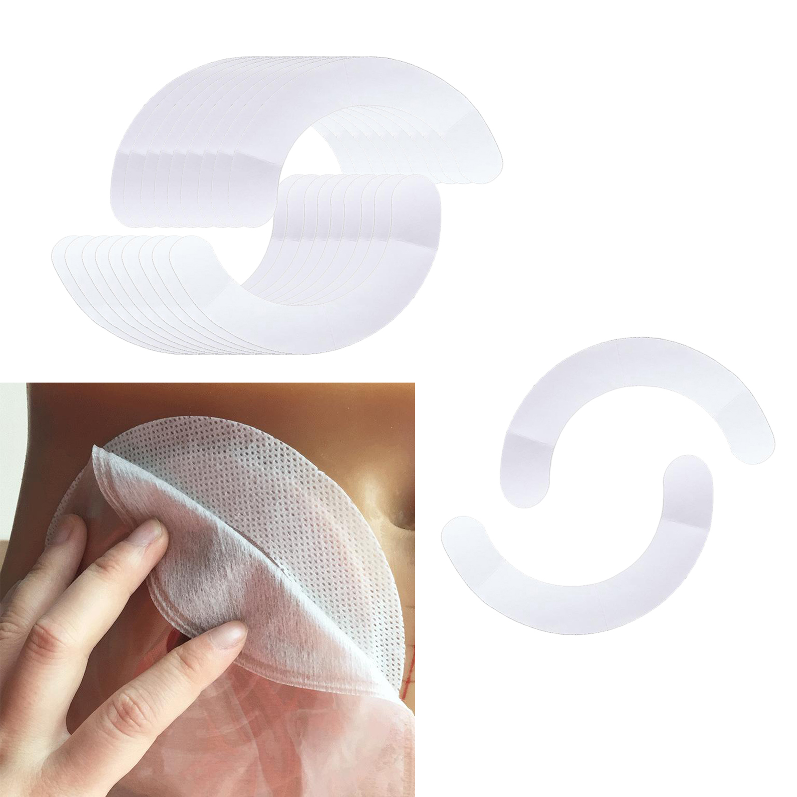 20pcs Portable Ostomy Care Fix Tape Spunlaced Tapes Spuntape Ostomy Care Fix Tape Prevent Flange From Warping And Shifting