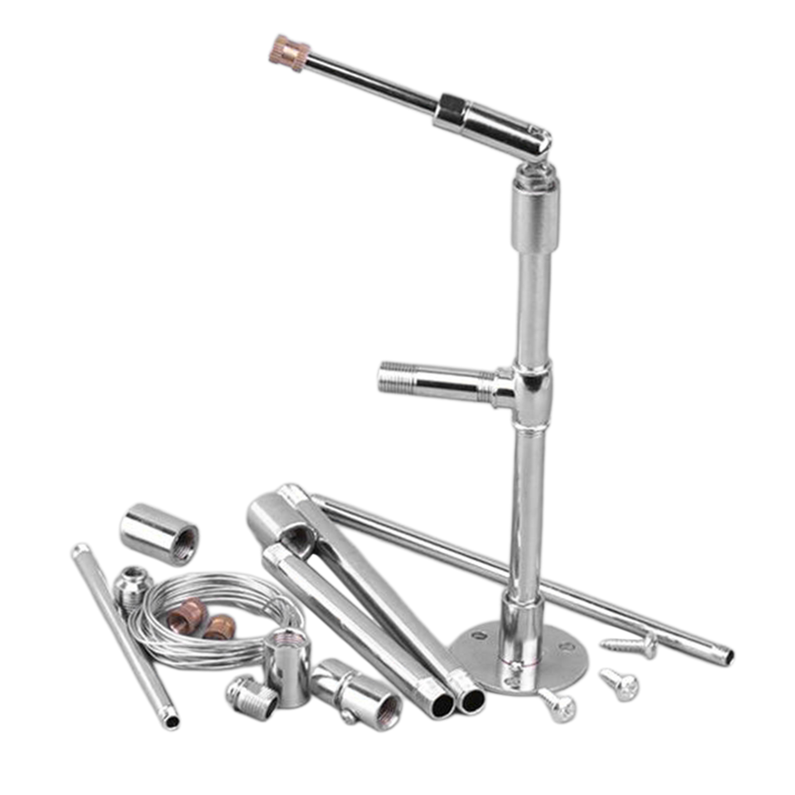 1 Set Metal Pipe and Base Holder/Support/Stand for DIY Pottery Clay Art Crafts Statue Artist Tool Kits