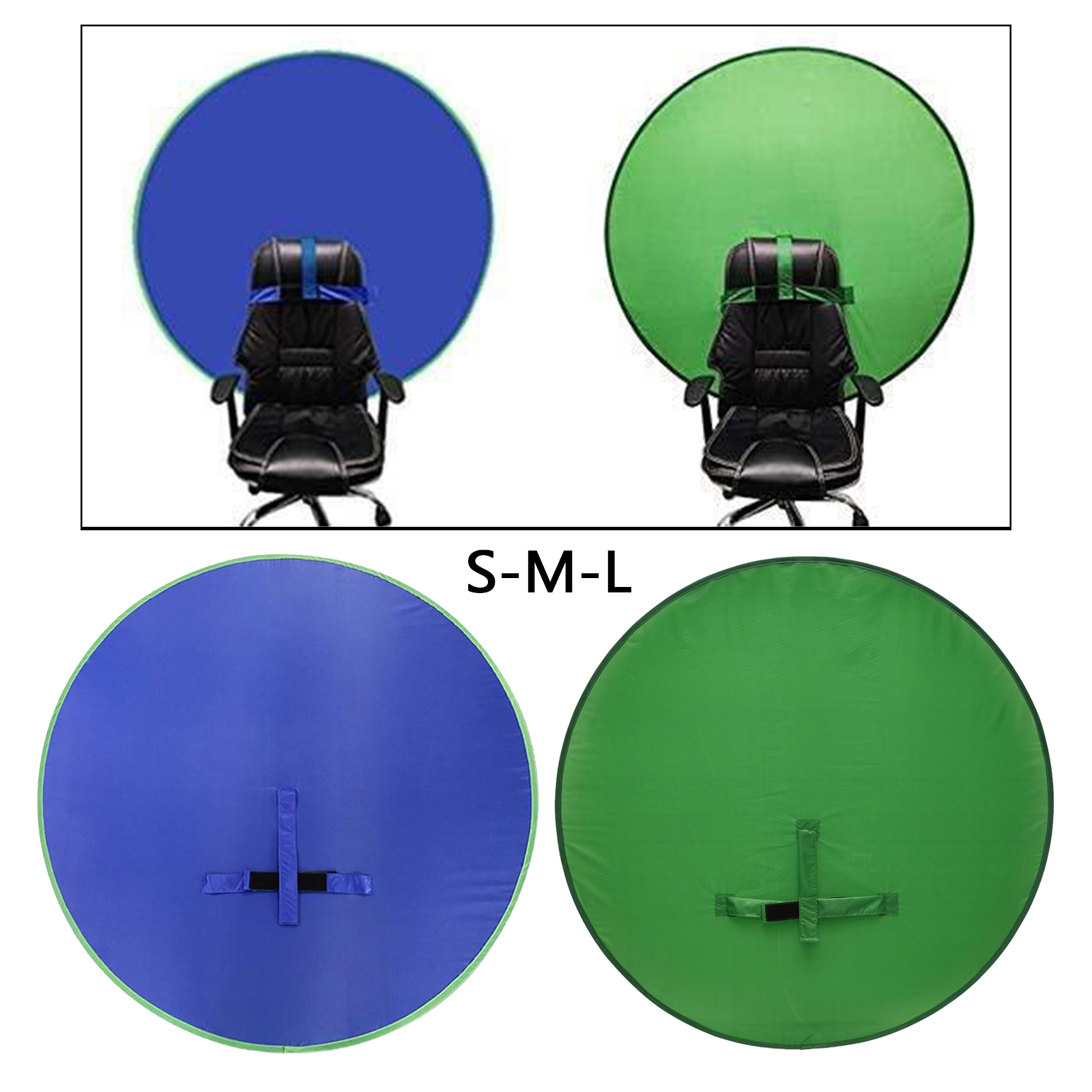 Green Screen Blue Screen Backdrop Lightweight for Zoom Video Photography