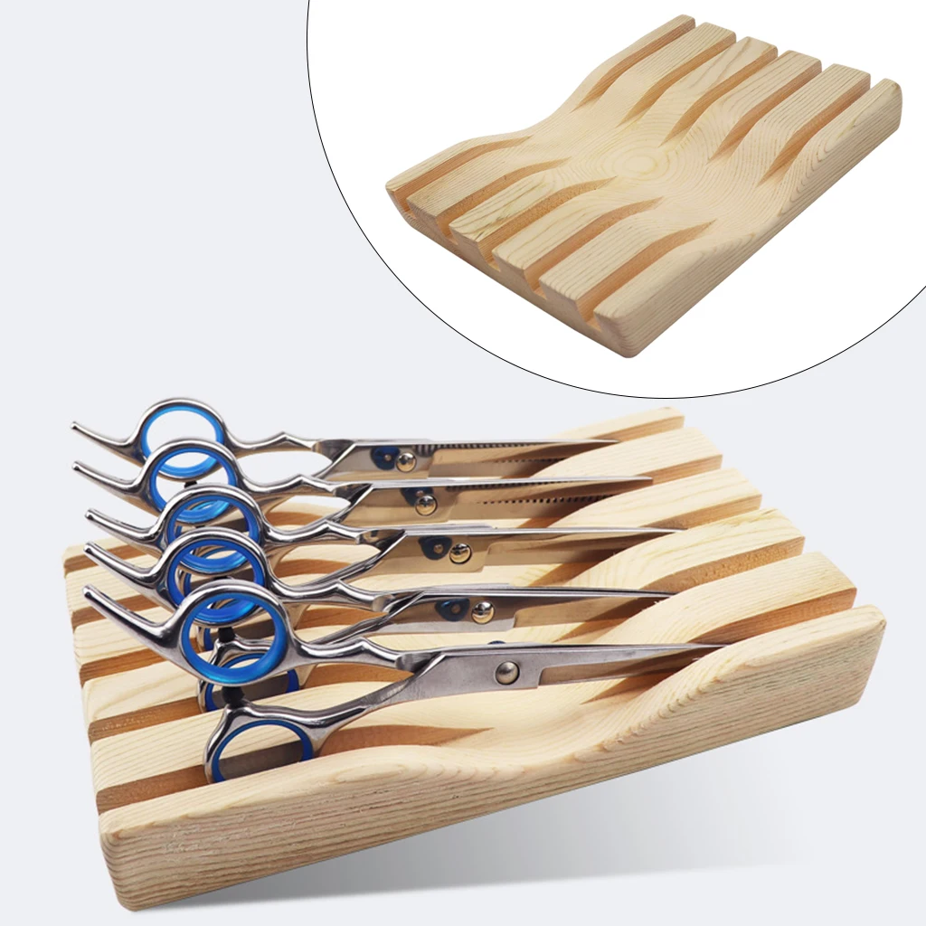 Pro Salon Hair Scissor Shears Razor Holder Display Organiser Case Box Tool