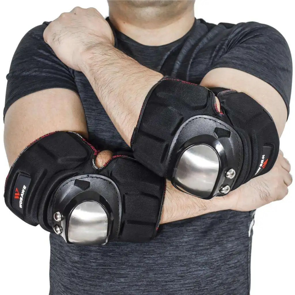 Bike Elbow Pads with Wrist Guards Protective Gear for Biking, Riding, Cycling