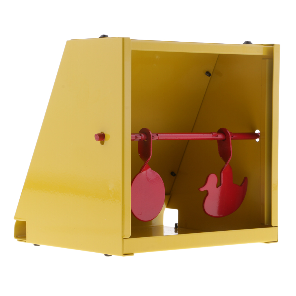 Integrated Shooting Target with Pellet Trap Catcher Stainless Steel for Outdoor Hunting Shooting Paintball Training Practice