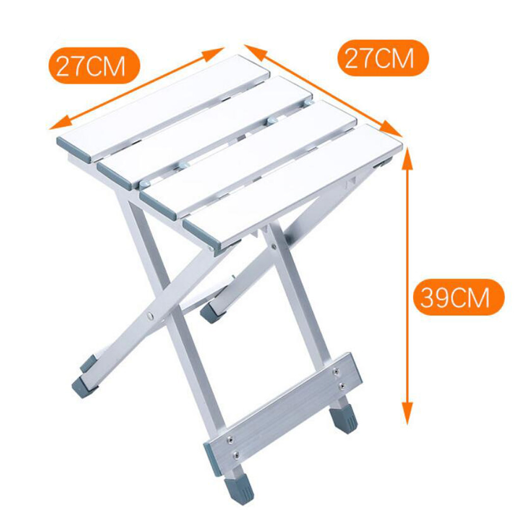 Aluminum Alloy Folding Camping Chair Foldable Fishing Stool for Outdoor Garden Traveling Beach Picnic BBQ Seat Tools