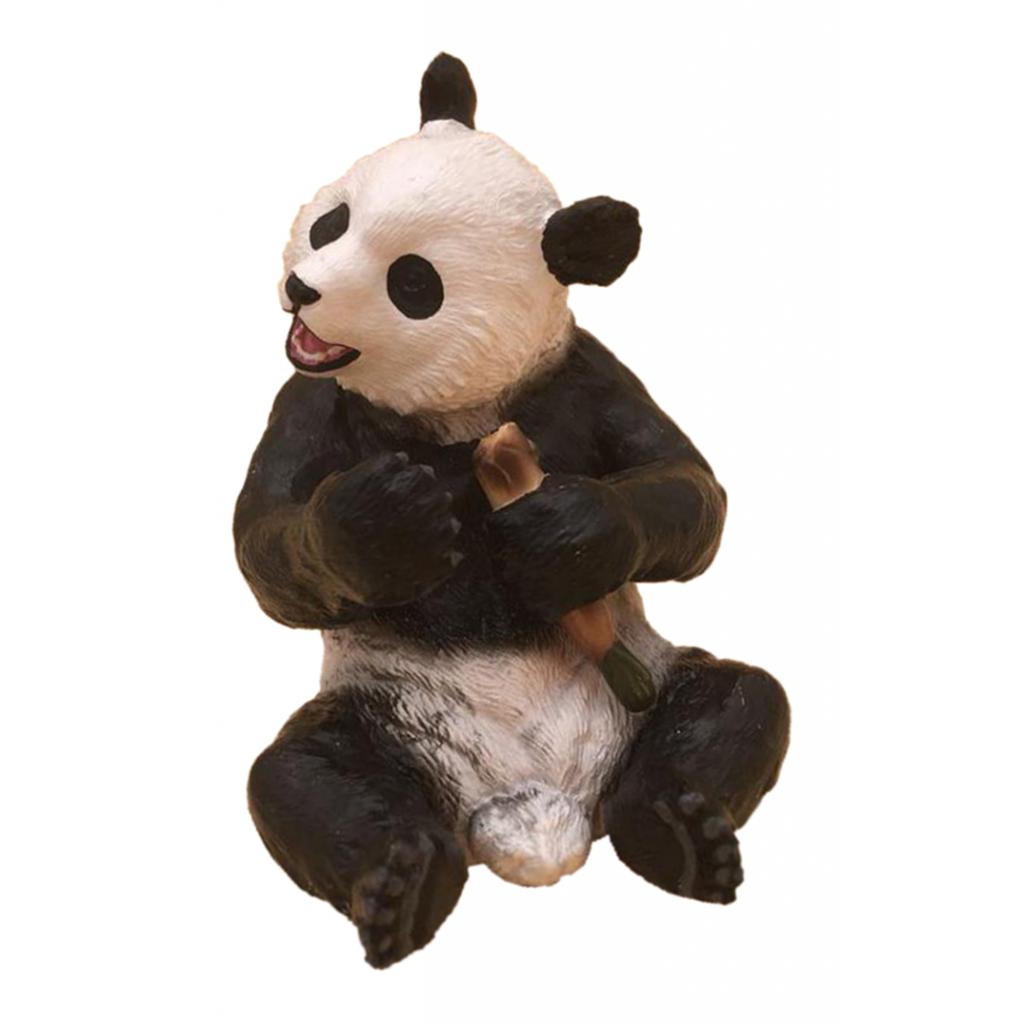  Zoo Garden Simulation Panda Model Figurine Fairy Garden Decorations