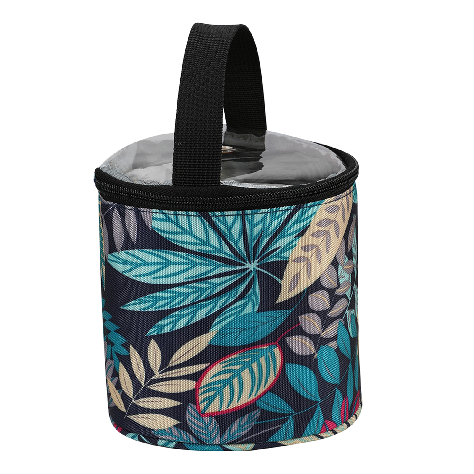 Travel Yarn Storage Bag, Knitting Organizer Tote for Protect Yarn and Prevent Tangling Knitting Accessories with Hole for Home